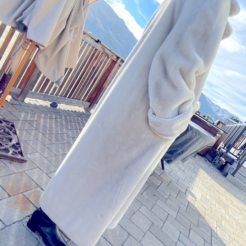 Gender Neutral, Lush, Faux Fur LONG Coat